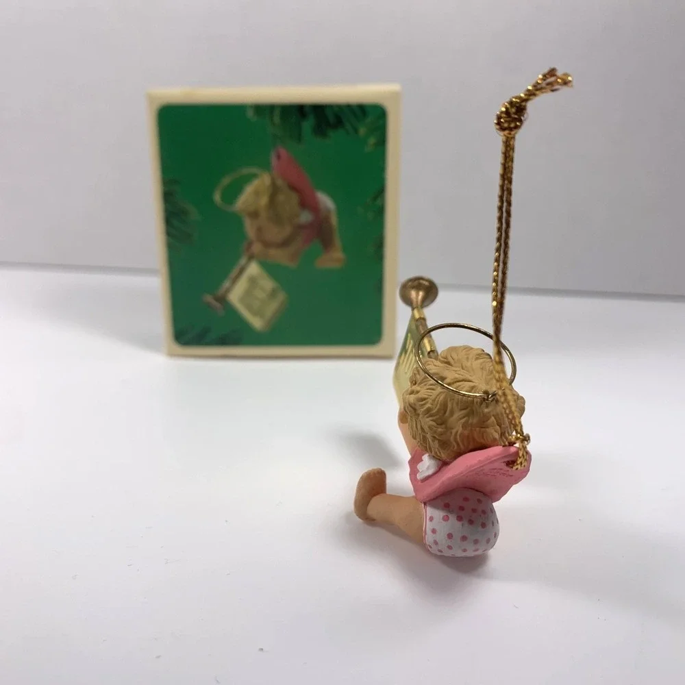 Hallmark 1984 Vintage Musical Angel Ornament New in Original Box - New Old Stock